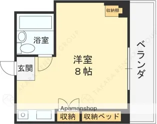 グローリア高井田【7階】の間取り