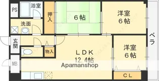 プライムエレガンス【2階】の間取り