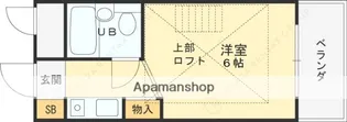 兵庫県西宮市鳴尾町3丁目【マンション】の間取り