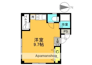 アーバンハイツ大冠【101号室】の間取り