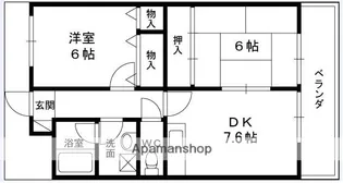 イーストヒル長田【2階】の間取り