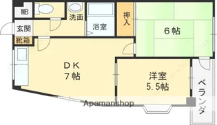 グレイドゥル中野【4階】の間取り