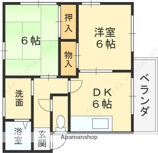 フェリスガーデン【A201号室】の間取り