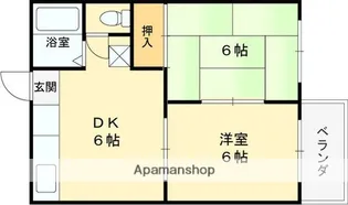 ラ・メゾン客坊町【A202号室】の間取り