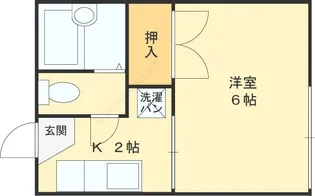ハイツ舞Ⅱ【A102号室】の間取り