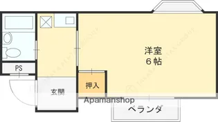 ハイツ笹【2階】の間取り