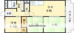 メゾンドール水野【1階】の間取り