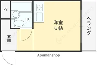 アリーヴェデルチ小阪【503号室】の間取り