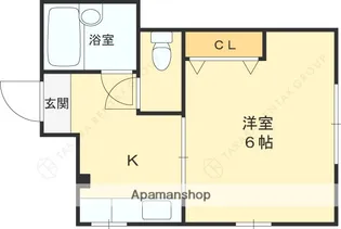 大宝レッドマンション【401号室】の間取り