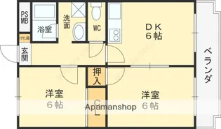 菱屋西レジデンス【303号室】の間取り