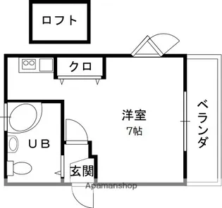 リアライズ夙川【6階】の間取り