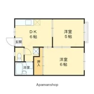 ハイツPORTION【103号室】の間取り