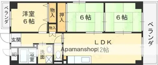 ファミール春日【403号室】の間取り