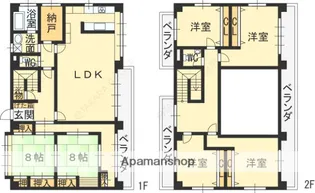 ラ・フォーレ高井田【6階】の間取り
