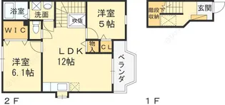 マーベラスコート(東大阪)【2階】の間取り
