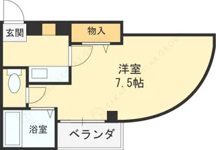 大阪府東大阪市小阪本町1丁目【マンション】の間取り