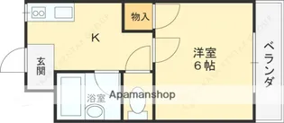 エクセル花園B棟【2階】の間取り