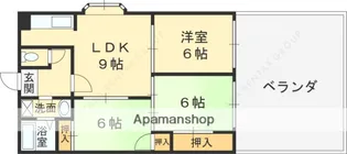 むつみハイツ【206号室】の間取り