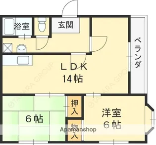 サニーコート【202号室】の間取り