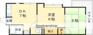 クローバーハイツPART−2【301号室】の間取り