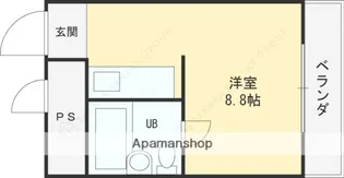 シルキーハイツ【202号室】の間取り