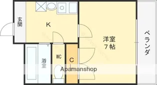 プリマヴェーラ【403号室】の間取り