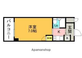 ジョイフル高槻大畑【409号室】の間取り