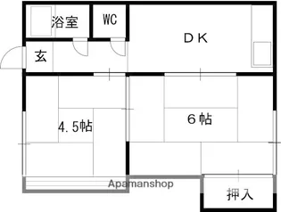 第一寿コーポ【2階】の間取り