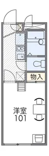 レオパレス永和【2階】の間取り