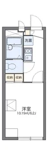 レオパレスルーメット中之茶屋【2階】の間取り