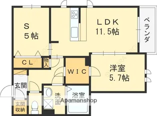 フラワーガーデンイースト【2階】の間取り