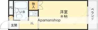 ハイツまき【1階】の間取り