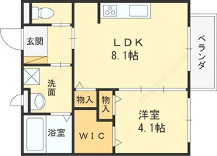 エル・ソル旭町【205号室号室】の間取り