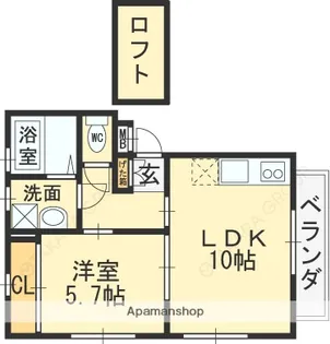 グランコート【3階】の間取り