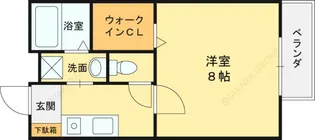 ミラーハイツ Ⅲ【203号室号室】の間取り