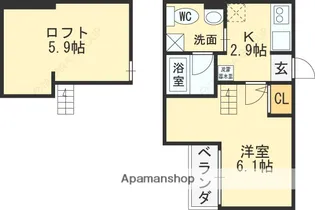 セレブラシオン【1階】の間取り