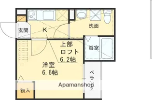 クレストヴィラ【1階】の間取り
