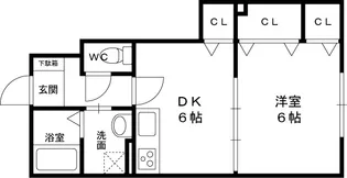 メゾンニュー池島Ⅱ A【103号室号室】の間取り