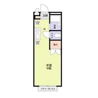 エステートピアE.V.O【2階】の間取り