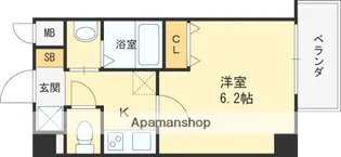 CREST花園【202号室】の間取り
