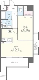 ART PENSION高井田【8階】の間取り