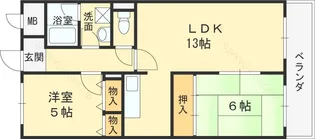 メゾン・ヌーボー【1階】の間取り