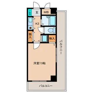 サンモール【12階】の間取り