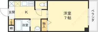 1Kの間取り画像