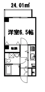 ラカーサ今里【6階】の間取り