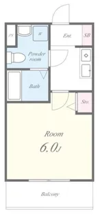 グランパシフィック十三元今里【8階】の間取り