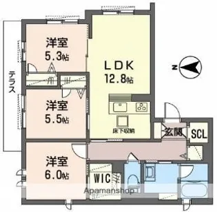 SOAREZO【2階】の間取り