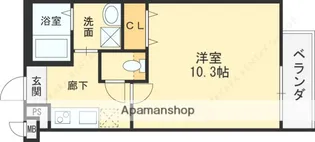 フジパレス新石切南Ⅱ番館【2階】の間取り