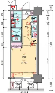 1Kの間取り画像