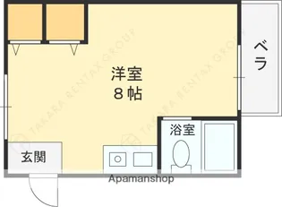 シャトーハイツ【203号室】の間取り